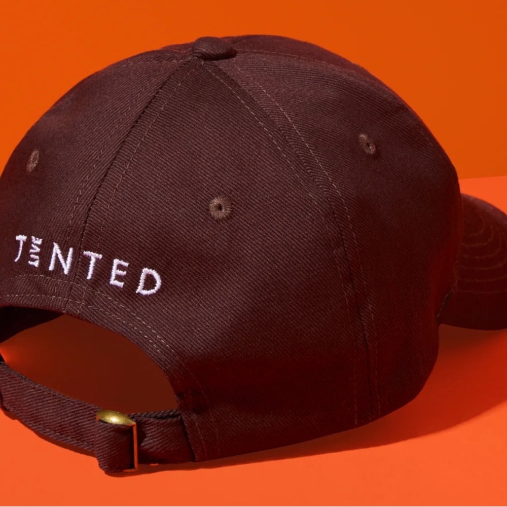 Live Tinted No Shade Brown Adjustable Buckle Baseball Cap - Picture 11 of 12
